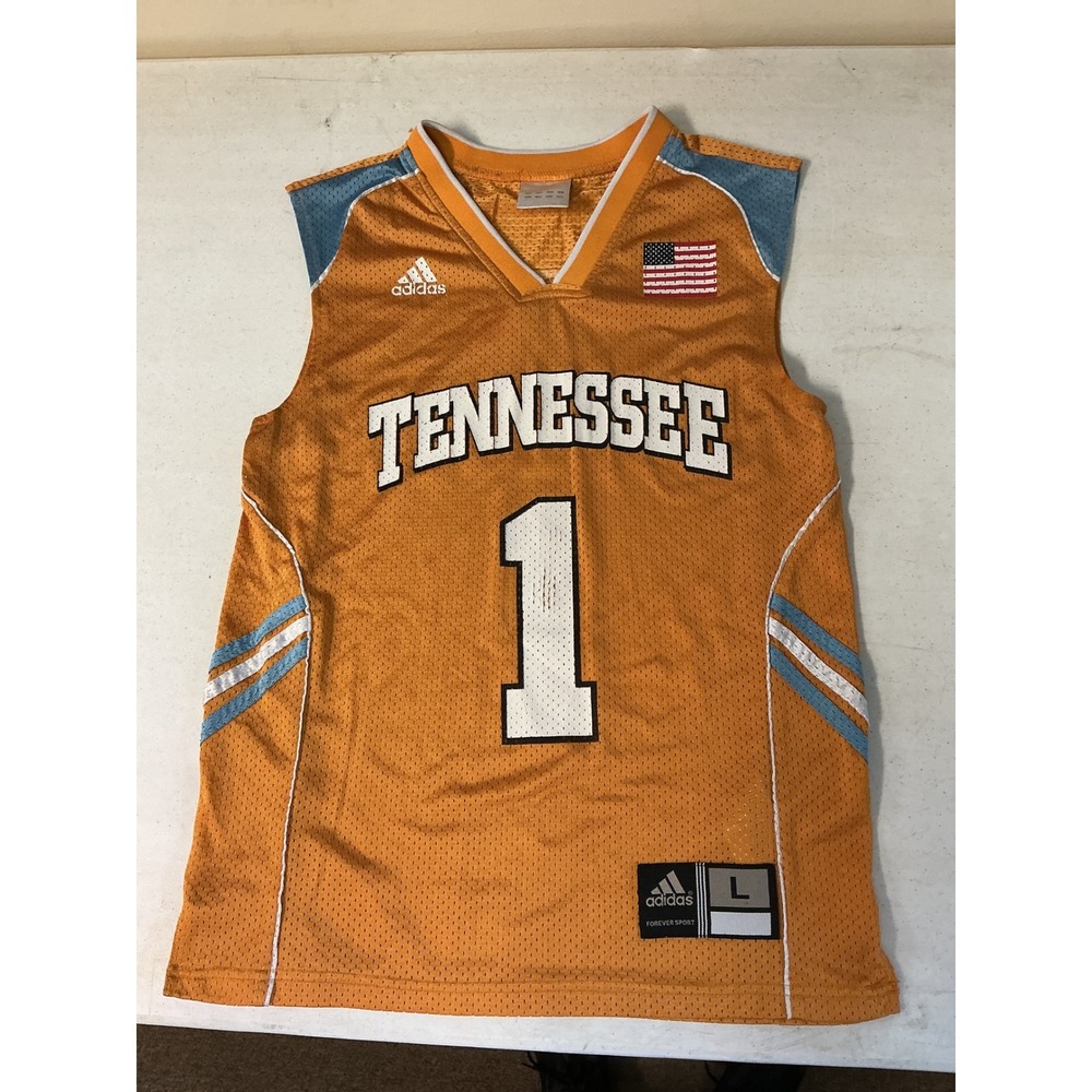 Adidas Tennessee Volunteers Jersey Orange Blue Women Large Basketball Tank Top 1